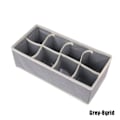 Miniatyrbild 1 av 10: Underkläder Förvaringslåda Strumpor Förvaringsväska 8 grid(1PC)