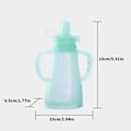 Miniatyrbilde 3 av 5: Gjenbrukbar Matposefyller for Spedbarn Babymat Puree Maker Klem Mat Oppbevaringspose Multifunksjon Blå Blue