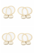 Magnetisk gardinhållare Guld 4-pack