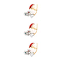 Miniatyrbillede 2 af 5: 1/2/3/5 Pins Brosche Skjorte Kvinder Tilbehør Julegave Lapel Tree 3Set