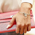 Miniatyrbilde 2 av 5: Fash Smykker Legering Brev Charm Armbånd Til Kvinner Bruder Binde Zdq