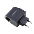 Adapter - 1 st - Universal - Cigarettändare - 220V AC 12V DC