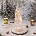 Miniatyrbilde 1 av 4: Fargerike lys, juletreformer, festlige borddekorasjoner skaper en varm og glad julestemning 25cm A10