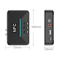 Miniatyrbillede 3 af 5: NFC5.0 Bluetooth-modtager 3,5 mm Bluetooth-lydmodtager gammel com