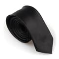 Smal / slank moderne slips - svart
