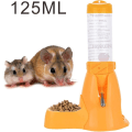Miniatyrbillede 2 af 5: Hamster Vandflaske Automatisk Foder Vand og Mad Dispenser til Små Dyr, Marsvin, Spis, Kanin, Dværg, Gerbil, Chinchilla, 125ml, Gul