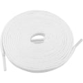 Miniatyrbilde 2 av 5: 5 par pakke med flate skolisser, 140 x 0,8 cm hvite skolisser Dura