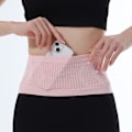Pikkukuva 1 / 10: Hengittävä vyölaukku, vyölaukku, piilotettu ohut vyölaukku naisille, vatsalaukku, urheilun avautuva matkapuhelimen pidike, avainten rahanpidike - Perfect Pink L pink L