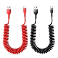 Miniatyrbilde 10 av 11: 66W USB C-kabel 5A hurtiglading kabel USB A til USB C mobiltelefon lader ledning flokefri USB C-kabel tilbehør