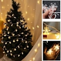 Miniatyrbilde 5 av 8: Julepynt Snøflak Lyslenke Juleranse Holid Warm White