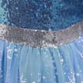Miniatyrbilde 5 av 9: Prinsesse Elsa-kjole med avtagbart slep i flytende blått 128