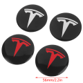 Miniatyrbillede 4 af 8: 4 stk. hjulcenternavkapsæt til Tesla Model 3 Y Tesla Accesso Silver