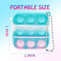 Miniatyrbild 4 av 5: 15 st Mini Pop Fidget Nyckelringar Party Favours, Silikon Squeeze Pop Bubble Fidget Bulk Sensory Toys, Pop Nyckelring Bubble Pop Toy Party Bag Fillers