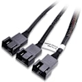 Pikkukuva 4 / 5: Cable Matters 2-pakkaus 4-napainen PWM-jakokaapeli 30 cm, 3 tietokoneen tuulettimen jakokaapeli, PC-tuulettimen jakokaapeli, 3 tuulettimen jakokaapeli 3 in 1