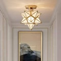 Miniatyrbillede 5 af 10: Nordisk stil loftslampe gold