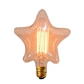 Miniatyrbild 1 av 5: 2700K Stjärnformad Tungsten Filament Glödlampa E27 Skruvsockel Glödlampor (Ingen Lamphållare Elektrisk Kabel Ingår)