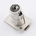 Pikkukuva 5 / 5: 2 kpl Plug Outlet XLR Naarasliitin Paneeliasennus XLR 3-nastainen Naarasliitin Pistorasia 3-nastainen XLR-liitin Paneeliasennusliitin