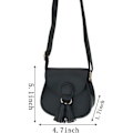Miniatyrbillede 2 af 5: 2 stk. Crossbody tasker til små piger - prinsessehåndtasker med kvast