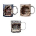 Miniatyrbillede 3 af 5: Nyt opgraderet 3d bogelsker krus wrap, 3d bogreol krus, 3d bog krus wrap, 3d krus wrap