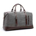 Lærred Læder Mænd Rejsetasker Håndbagage Tasker Mænd Duffel Tasker Håndtaske Rejse Gray