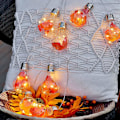 Miniatyrbild 1 av 5: Varmvit 10 LED-lampsträngslampor, batteridrivna lönnlöv ljusslingor för inomhus/utomhus trädgård sovrum födelsedagsfest DIY-dekorationer