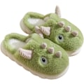 Miniatyrbild 1 av 4: Damtofflor Söta gris tofflor Dinosaurie Djur tofflor Varma Vinter plysch tofflor