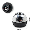Miniatyrbillede 3 af 4: 5 Gear Hastigheds Niveau Knop Manuel Knop til Hoved Kugle Passer Til Fiat 500 12-2018 #5534