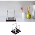 Miniatyrbillede 4 af 5: Lille Newtons Vugge, 5 Fysiske Svingende Kugler Lærende Legetøj Balance Magnetisk Kugle Hjemmekontor Skrivebord Sjov Dekoration Fødselsdagsgaver