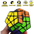 Miniatyrbillede 2 af 5: Dodekaeder Speed Puzzle Cube 3x3, Magisk Puzzle Cube Puzzle Hjernegymnastik 3D Puslespil Legetøj Lærende Spil Gaver Børn & Voksne
