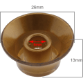 Miniatyrbilde 2 av 4: 4 stk gitar kontrollknapper volum tone hastighetsknapper 6mm gitar bass topphatt knapper for elektrisk gitar musikkinstrumenter tilbehør akryl brun