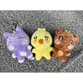 Miniatyrbild 4 av 5: 10CM Pop-up Store Dockdocka Nyckelring ANITEEZ Cartoon Söt Plysch Hänge Nyckelring Väska Tillbehör Kpop Yunho Yeosang Fans Presenter keychain C
