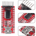 Miniatyrbilde 2 av 5: 6 stk FT232RL Mini USB til TTL Serikonverter Adaptermodul 3.3V 5.5V FT232R Port DTR RX TX VCC CTS GND Pin