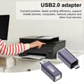 Miniatyrbilde 5 av 5: Type-C/Micro/Mini USB2.0 hann til USB-B hunn-adapter Telefon Datamaskin Elektronisk Piano Tromme Skriver