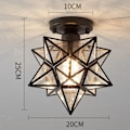 Miniatyrbillede 3 af 10: Nordisk stil loftslampe gold