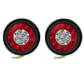 2 stk. 16 LED Dobbelt-farvede Baglygter Runde Baglygter Til Lastbiler Bremsestop