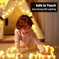 Miniatyrbild 4 av 8: Fairy Lights Bollar 10M 100 LED, utomhusfestbelysning, perfekt elektrisk julbelysning för inomhus, utomhusbalkong, trädgård, bröllopsfest