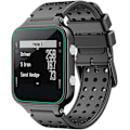 Miniatyrbilde 2 av 7: Watch Band Replacement Silicone Strap Wristband for Garmin Approach S20 Watch Bands with Tool Kits black
