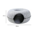 Miniatyrbild 2 av 10: Kattunnel Donut Dark grey
