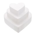 Pikkukuva 1 / 3: 1 kpl Hääkakun alustat Styrofoam-harjoituskakku Sydän Styrofoam-kakku Kultainen kakkualusta Vaahtokakkumuotit
