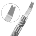 Miniatyrbilde 5 av 7: Metallurisk armbånd i rustfritt stål armbåndsur armbåndåpner stropp erstatte fjærstangkontaktpinne fjerner