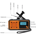 Miniatyrbillede 8 af 11: Vevradio, 4000mAh Power Bank Solar håndsvingradio, AM/FM/WB/NOAA og Alert bærbar vejrradio