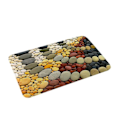 Miniatyrbilde 3 av 11: Fargerikt Badeteppe Kjøkkenmatte Gangteppe Dørmatte Sklisikker Matte Absorberer Vann Kjøkkenmatte Badeteppe 40*60cm