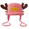 Miniatyrbillede 2 af 4: Søde Anime Hatte Tony Chopper Cosplay Plys Hat Rekvisitter Unisex Varme Vinterhuer Halloween Julegave 1