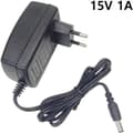Adapter Universal AC/DC-laddare 15V 1A EU-kontakt 5.5mm*2.5mm spets
