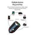 Pikkukuva 2 / 11: Auton pikalatausadapteri matkapuhelimelle, tabletille, kojelautakameralle, USB ja PD30W/65W Type-C kaksoisportin virtapistoke, piilotettu autonlaturi null - PD30W