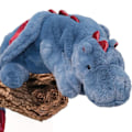 Miniatyrbild 1 av 5: Blå, 70 cm, gosedjur Söta plyschdrakar, viktade dinos