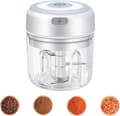 Elektrisk Mini Matberedare, Elektrisk Vitlökshackare, Mini Matberedare, Elektrisk Grönsakshackare (250ML)