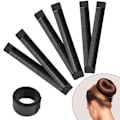 Miniatyrbilde 1 av 5: 4 stk. Hårknuteformer for kvinner DIY Jenter Fransk Hårknute Snap Roll Knuteverktøy Twist Donut Knutefrisyre Hårknuteformer for Langt Hår