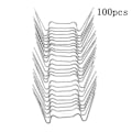 Miniatyrbilde 1 av 5: Drivhus Glass Ståltråd Klemme Z-formet Fast Spænde W-formet Have Søm 100pcs