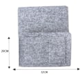 Miniatyrbillede 2 af 5: Sengetaske, Tæppe Seng Caddy Organizer til Hængende Sengeskabstaske Sofa Seng Tykt Tæppe med Kabelhul Ikke-Skridsikker til Bog, Magasiner, iPad